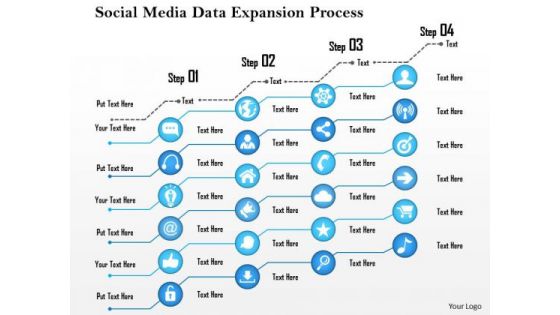 Business Framework Social Media Data Expansion Process PowerPoint Presentation