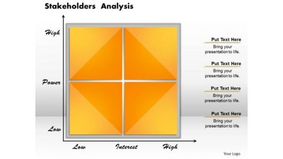 Business Framework Stakeholders Analysis PowerPoint Presentation