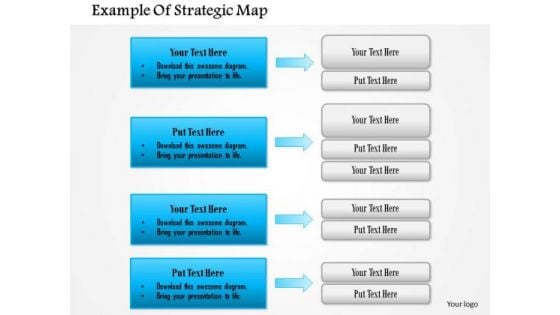 Business Framework Strategic Map PowerPoint Presentation