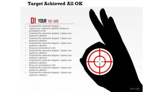 Business Framework Target Achieved All Ok PowerPoint Presentation Business Framework Target Achieved All Ok PowerPoint Presentation