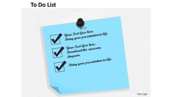 Business Framework To Do List PowerPoint Presentation