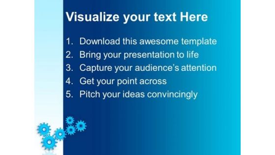 Business Gears Communication PowerPoint Templates And PowerPoint Themes 0412