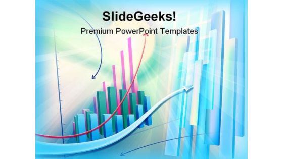 Business Graph Abstract PowerPoint Themes And PowerPoint Slides 0211