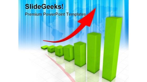 Business Graph Arrow Success PowerPoint Templates And PowerPoint Backgrounds 0511