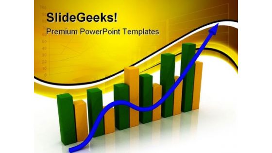 Business Graph Arrow Symbol PowerPoint Templates And PowerPoint Backgrounds 0511