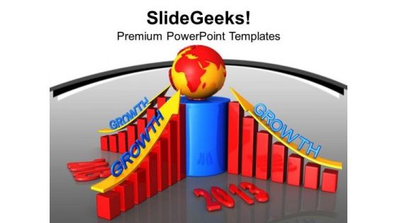 Business Graph For Year 2013 PowerPoint Templates Ppt Backgrounds For Slides 0113