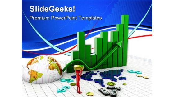 Business Graph Globe Success PowerPoint Templates And PowerPoint Backgrounds 1011