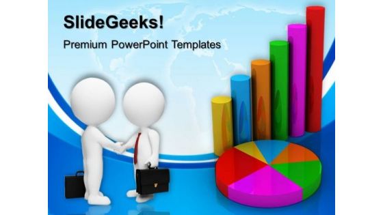 Business Graph Handshake PowerPoint Templates And PowerPoint Themes 0512