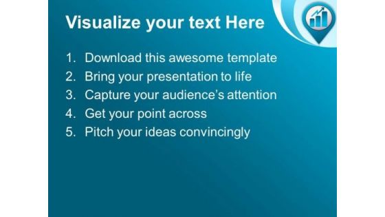 Business Graph Icon Growth PowerPoint Templates Ppt Backgrounds For Slides 0213