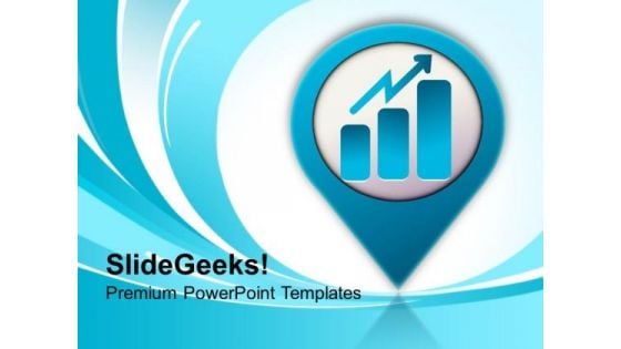 Business Graph Icon Growth PowerPoint Templates Ppt Backgrounds For Slides 0213