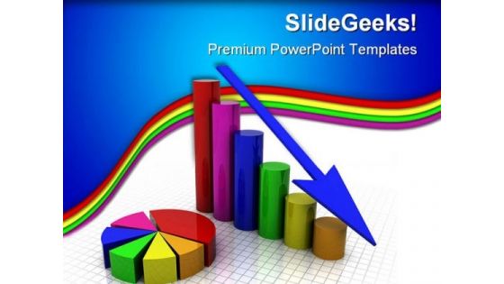 Business Graph Loss Finance PowerPoint Themes And PowerPoint Slides 0411