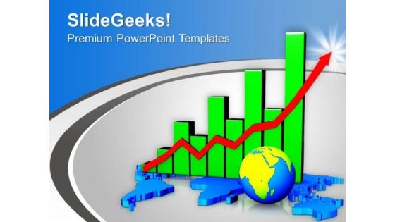 Business Graph Success Global Result PowerPoint Templates Ppt Backgrounds For Slides 0513