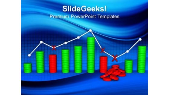 Business Graph With Fall Finance PowerPoint Templates And PowerPoint Themes 0812 Business Graph With Fall Finance PowerPoint Templates And PowerPoint Themes 0812