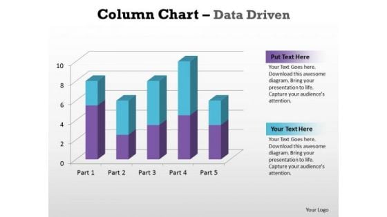 Business Graphic PowerPoint Templates Business Column Chart Data Driven Ppt Slides