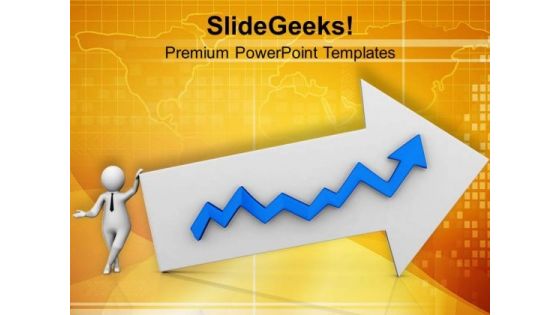 Business Growth Arrow For Result Display PowerPoint Templates Ppt Backgrounds For Slides 0713 Business Growth Arrow For Result Display PowerPoint Templates Ppt Backgrounds For Slides 0713
