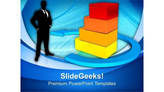 Business Growth Bar Graph Diagram PowerPoint Templates Ppt Backgrounds For Slides 0413