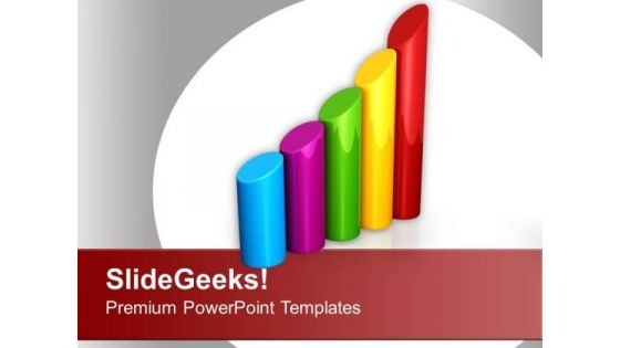 Business Growth Bar Graph PowerPoint Templates Ppt Backgrounds For Slides 0313