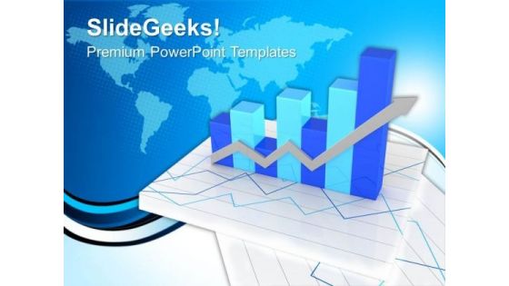 Business Growth Bar Graph PowerPoint Templates Ppt Backgrounds For Slides 0413