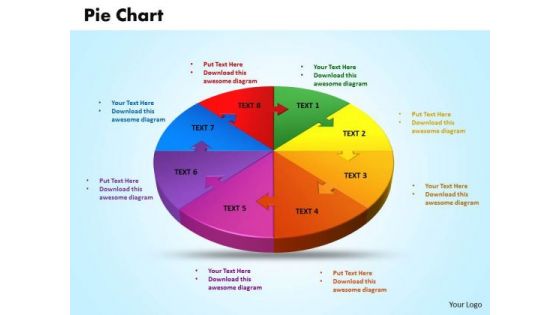 Business Growth PowerPoint Templates Business 3d Jigsaw Circular Pie Chart Ppt Slides