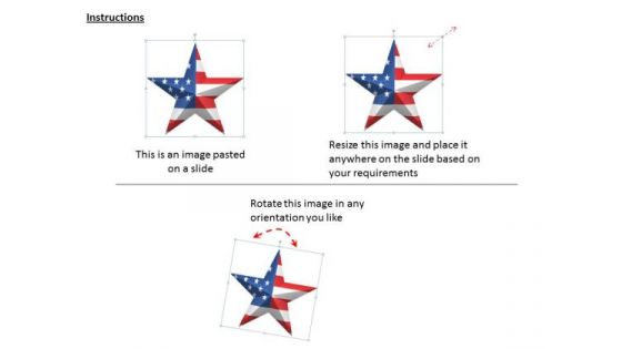 Business Growth Strategy Star Of American Flag Clipart Images