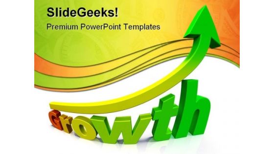 Business Growth Success Gradient PowerPoint Templates And PowerPoint Backgrounds 0511