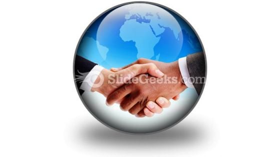 Business Handshake PowerPoint Icon C