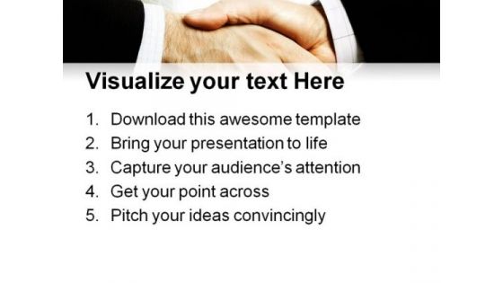 Business Handshake PowerPoint Themes And PowerPoint Slides 0411