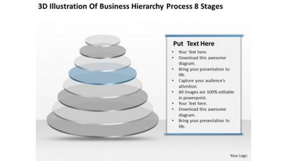 Business Hierarchy Process 8 Stages Ppt Planning PowerPoint Templates