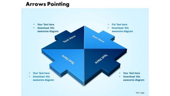 Business Image PowerPoint Templates Business Arrows Pointing Inwards Chart Ppt Slides