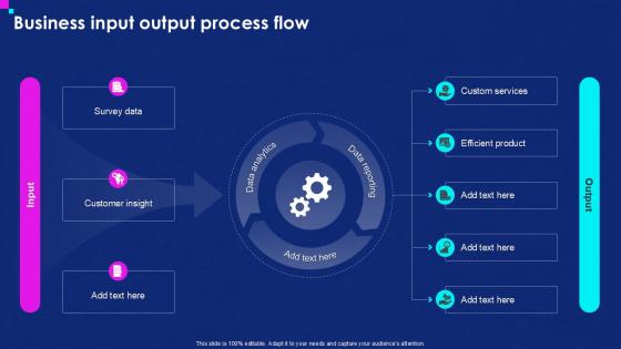Business Input Output Process Flow