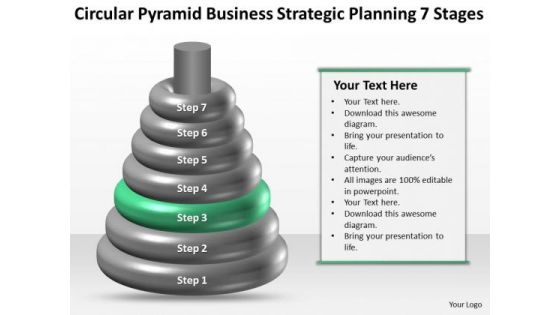 Business Intelligence Diagram 7 Stages Ppt PowerPoint Templates Backgrounds For Slides