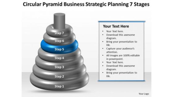 Business Intelligence Diagram 7 Stages Ppt PowerPoint Templates Backgrounds For Templates