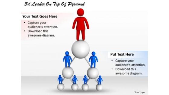 Business Intelligence Strategy 3d Leader On Top Of Pyramid Concept Statement Business Intelligence Strategy 3d Leader On Top Of Pyramid Concept Statement
