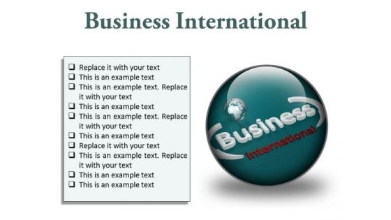 Business International Global PowerPoint Presentation Slides C