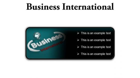 Business International Global PowerPoint Presentation Slides R