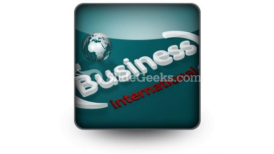 Business International PowerPoint Icon S