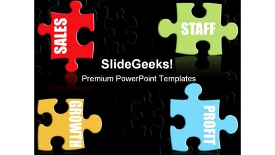 Business Jigsaw Metaphor PowerPoint Themes And PowerPoint Slides 0711