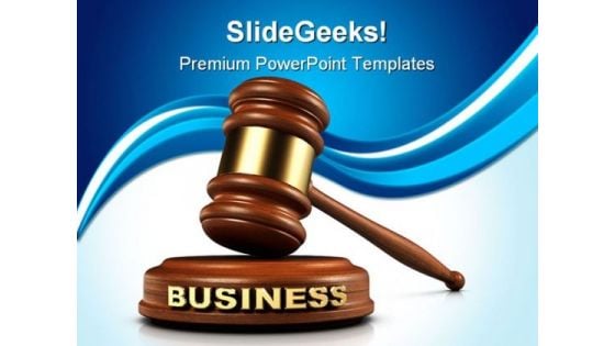 Business Law PowerPoint Templates And PowerPoint Backgrounds 0811