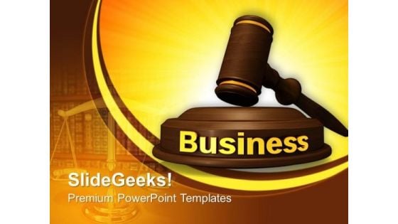 Business Law PowerPoint Templates And PowerPoint Themes 0812