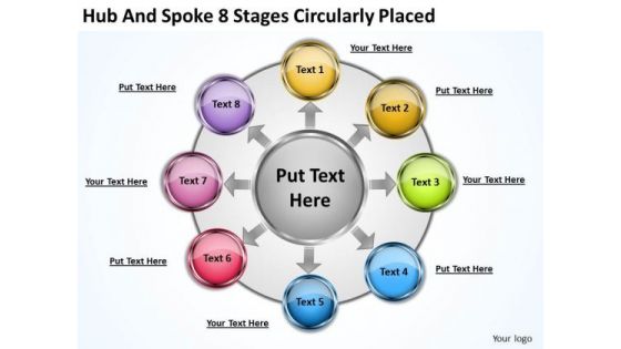 Business Life Cycle Diagram Circularly Placed PowerPoint Templates Ppt Backgrounds For Slides