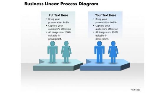 Business Linear Process Diagram