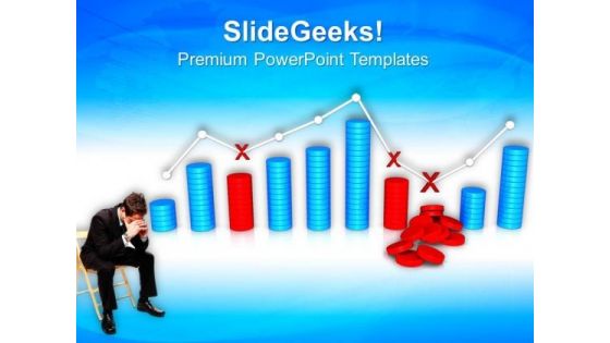 Business Loss Graph Finance PowerPoint Templates And PowerPoint Themes 0812