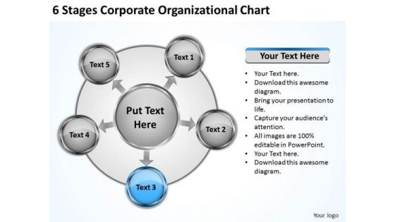 Business Management Strategy 6 Stages Corporate Organizational Chart Basic Marketing Concepts
