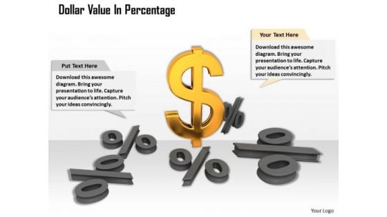 Business Management Strategy Dollar Value Percentage Clipart Images