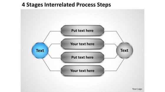 Business Management Structure Diagram Stages Interrelated Process Steps Ppt PowerPoint Templates