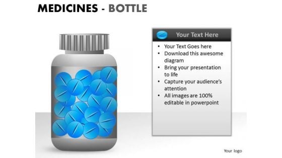 Business Medical Bottle PowerPoint Slides And Ppt Diagram Templates