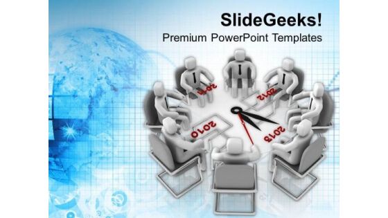 Business Meeting Of New Development Planning PowerPoint Templates Ppt Backgrounds For Slides 0513