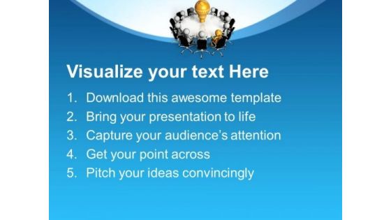 Business Meeting With Innovative Ideas PowerPoint Templates Ppt Backgrounds For Slides 0713