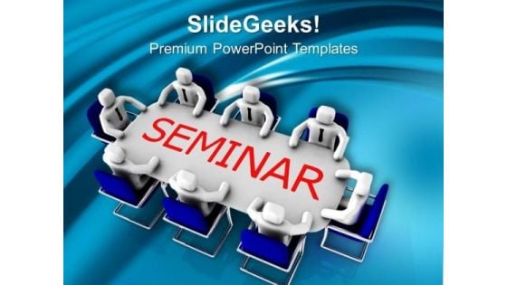 Business Men Attending Seminar Meeting PowerPoint Templates Ppt Backgrounds For Slides 0313 Business Men Attending Seminar Meeting PowerPoint Templates Ppt Backgrounds For Slides 0313