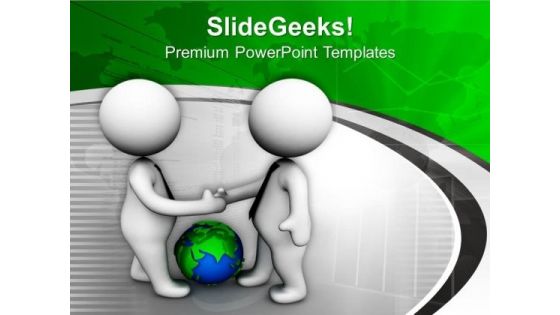 Business Men Closing Deal With A Handshake PowerPoint Templates Ppt Backgrounds For Slides 0213